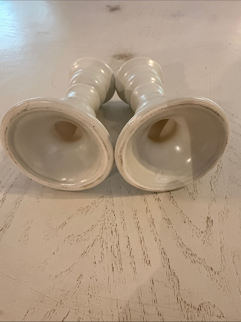 Pfaltzgraff Christmas Heirloom Candlestick Pair - Picture 4 of 8